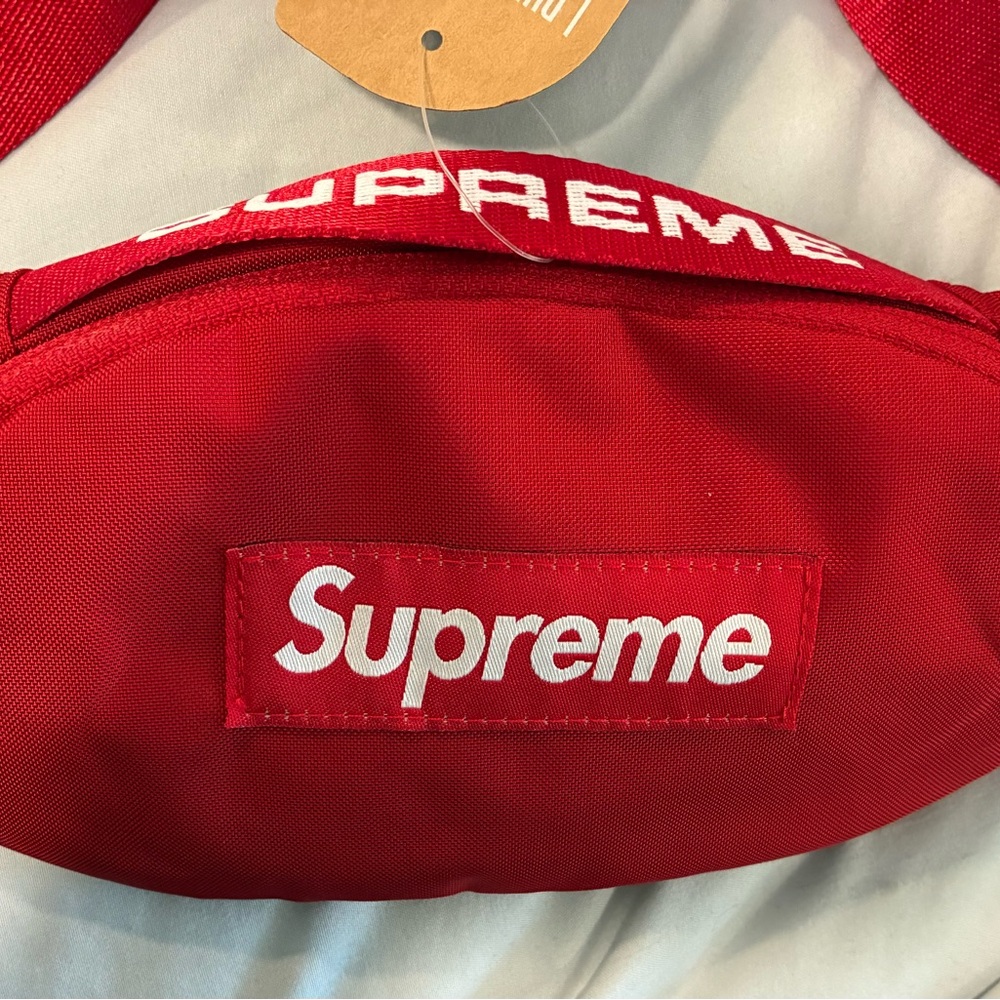 Supreme Red Waist Bag